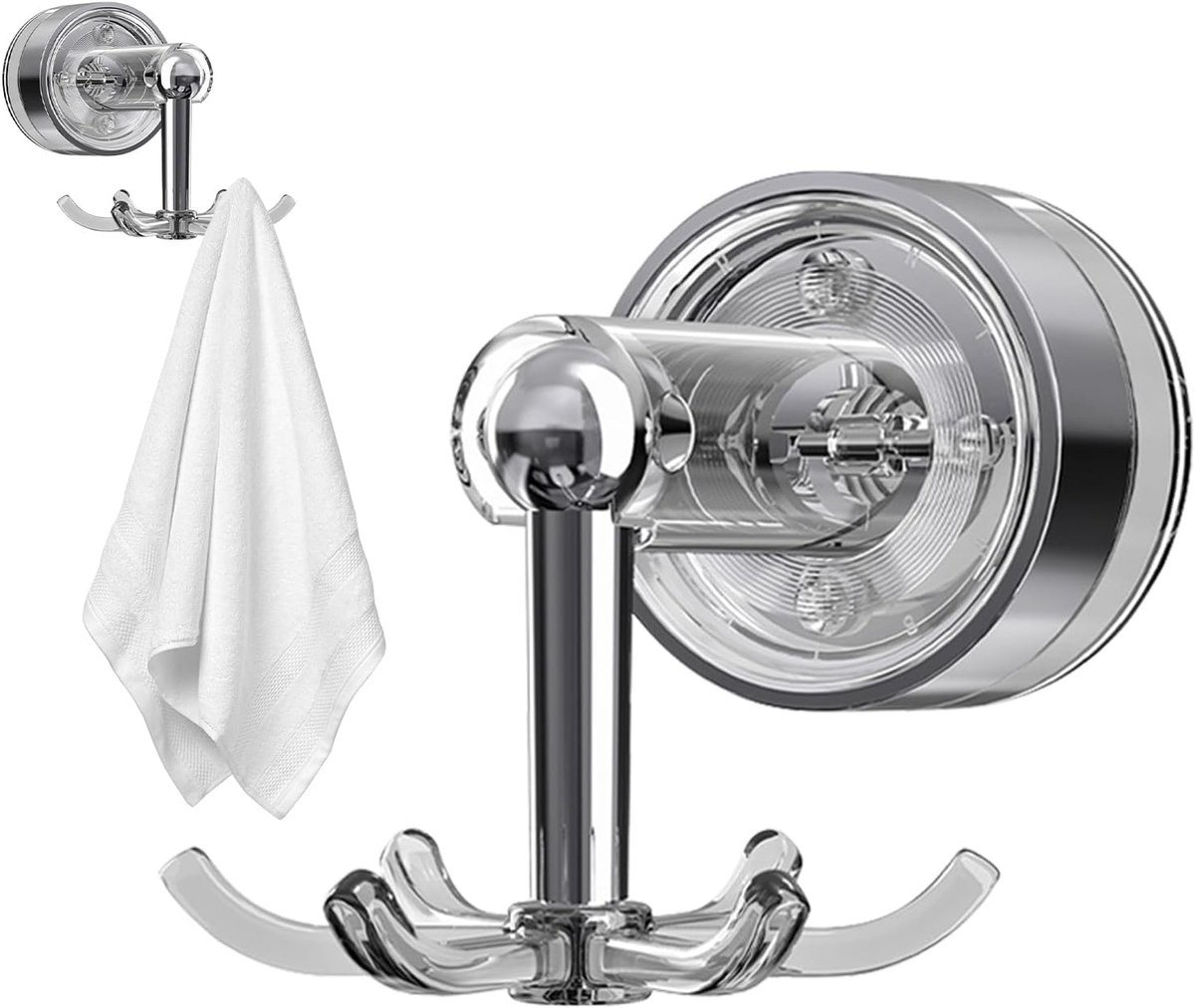Suction Cup Hook - 360 Graden Roterende Keukenhaken - Zelfklevende Ophanghaken - Keukenger