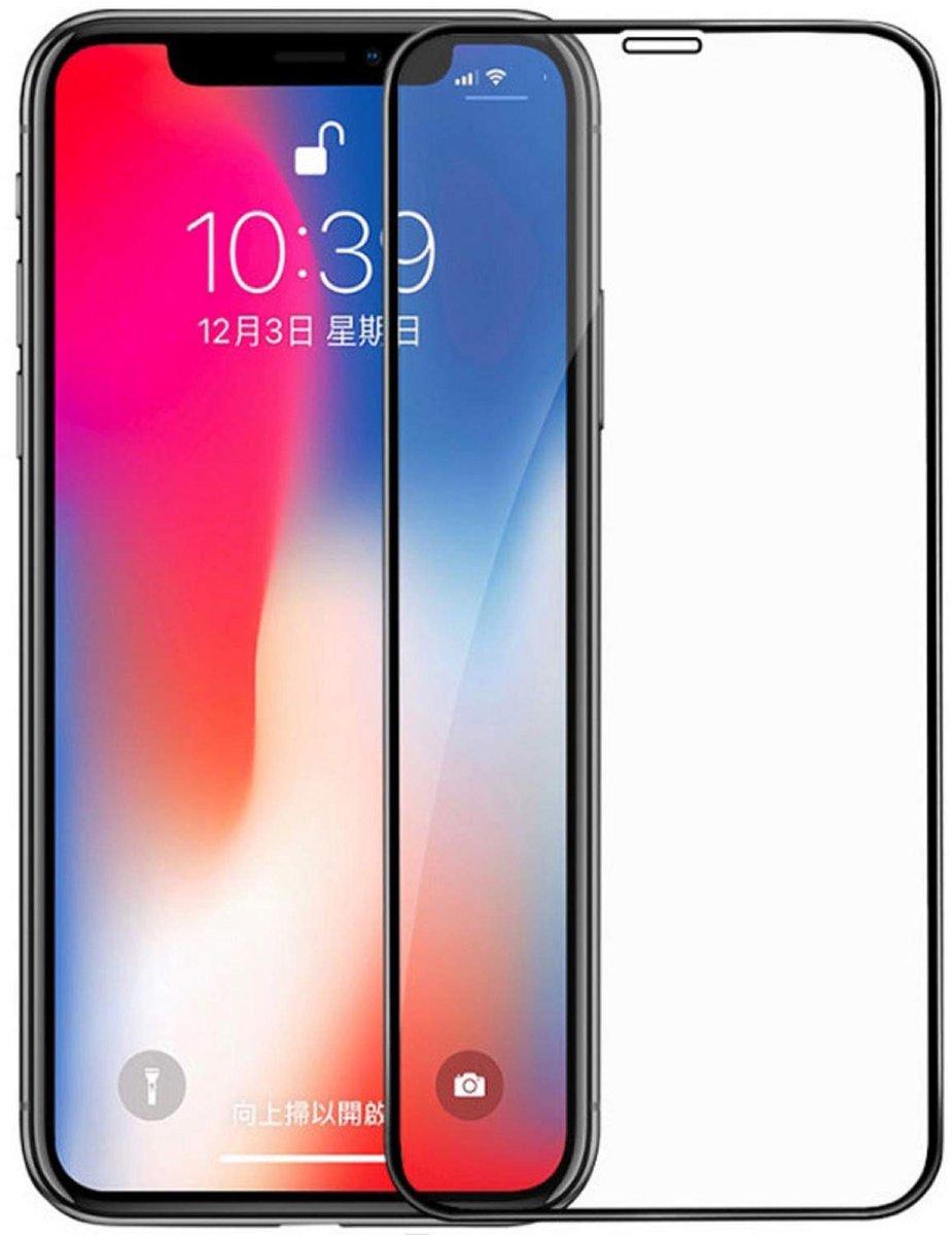 Screenprotector iPhone 11 met zwarte rand