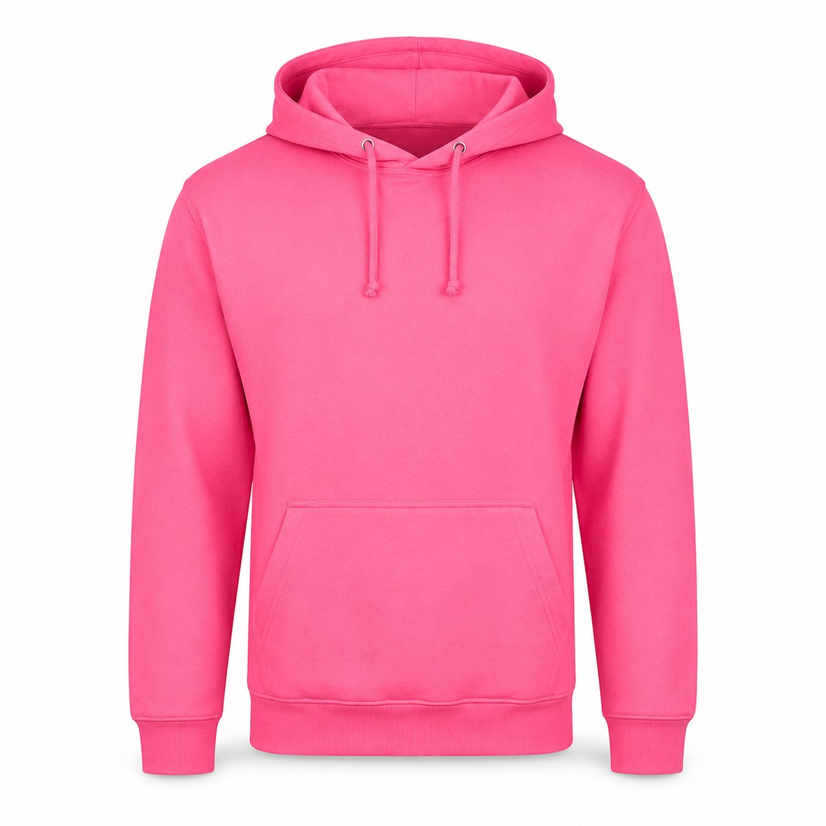 Hoodie Heren – Sweater met Capuchon – 80% Katoen Felroze