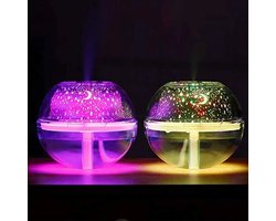 500 ml aroma-diffuser voor etherische oliën, ultrasone aromatherapie-luchtbevochtiger, met LED-verlichting