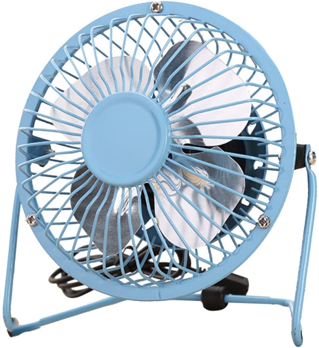 Draagbare USB-miniventilator / Bureaukoeler / Laptopventilator - Blauw