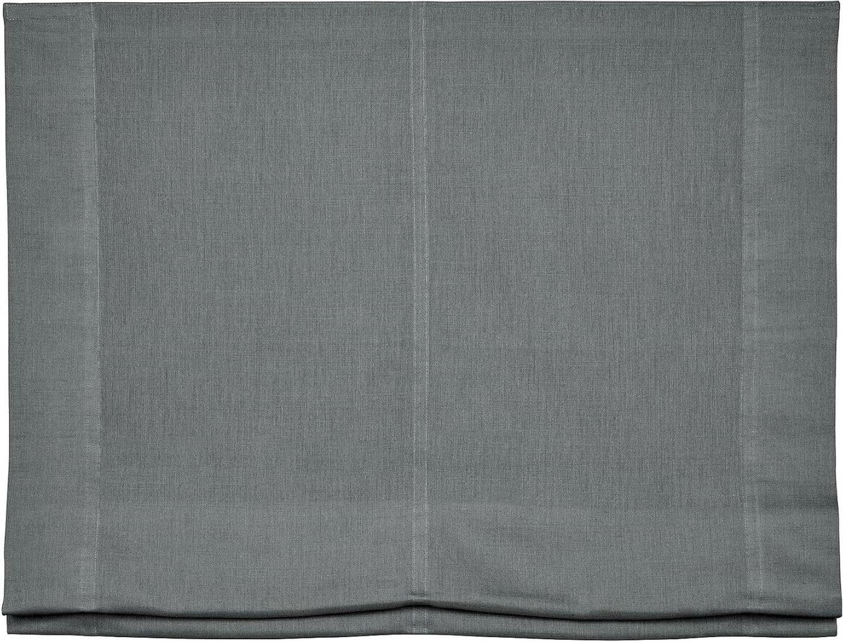 Linnen Vouwgordijn - Lichtdoorlatend Gordijn - Raamdecoratie - Zonder Staven - 120 x 175 c