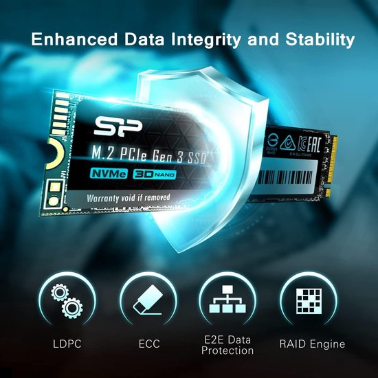 Interne SSD - Opslag M.2 - PC Upgrade - NVMe PCIe Gen3x4 - 512 GB - A60 — afbeelding 4