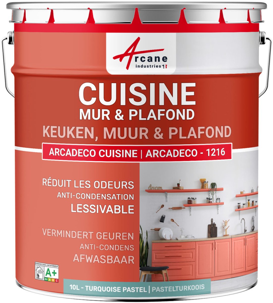 Wasbare keukenverf, muur en plafond: ARCADECO - 1216