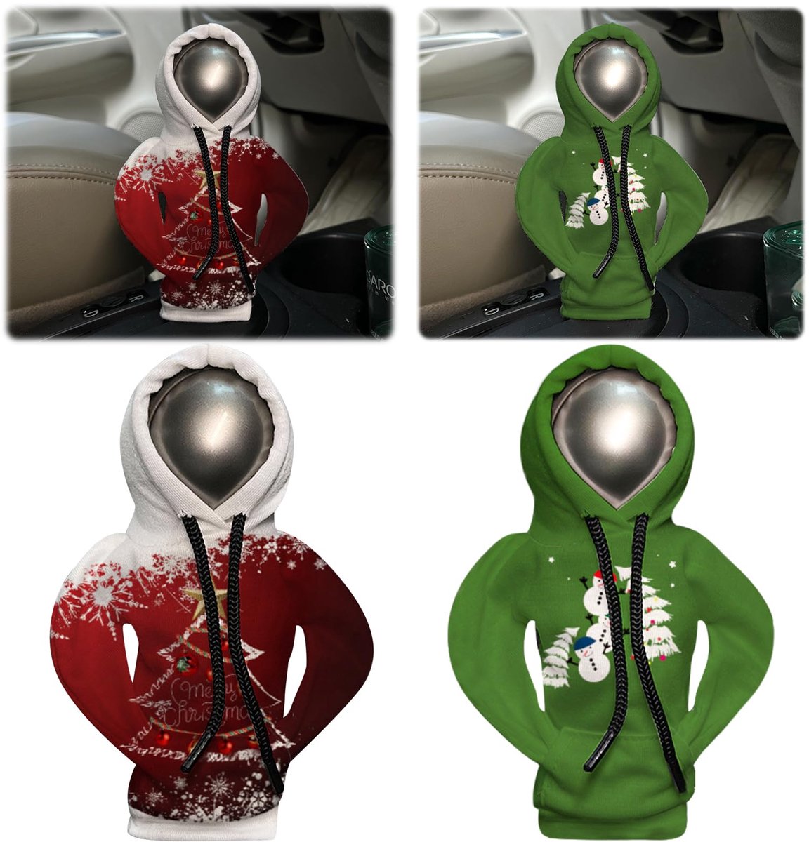 Versnellingspook Hoodie, auto pookknop afdekking, trui voor pookknop, trui, hoodie voor pookknop, universele auto-schakelhendel-interieurdecoratieaccessoires