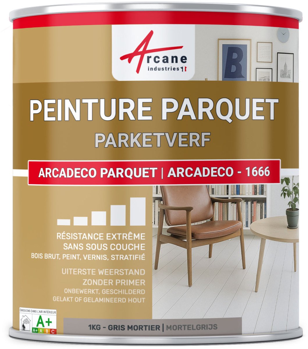 Houten parketverf, laminaatvloer: ARCADECO PARQUET