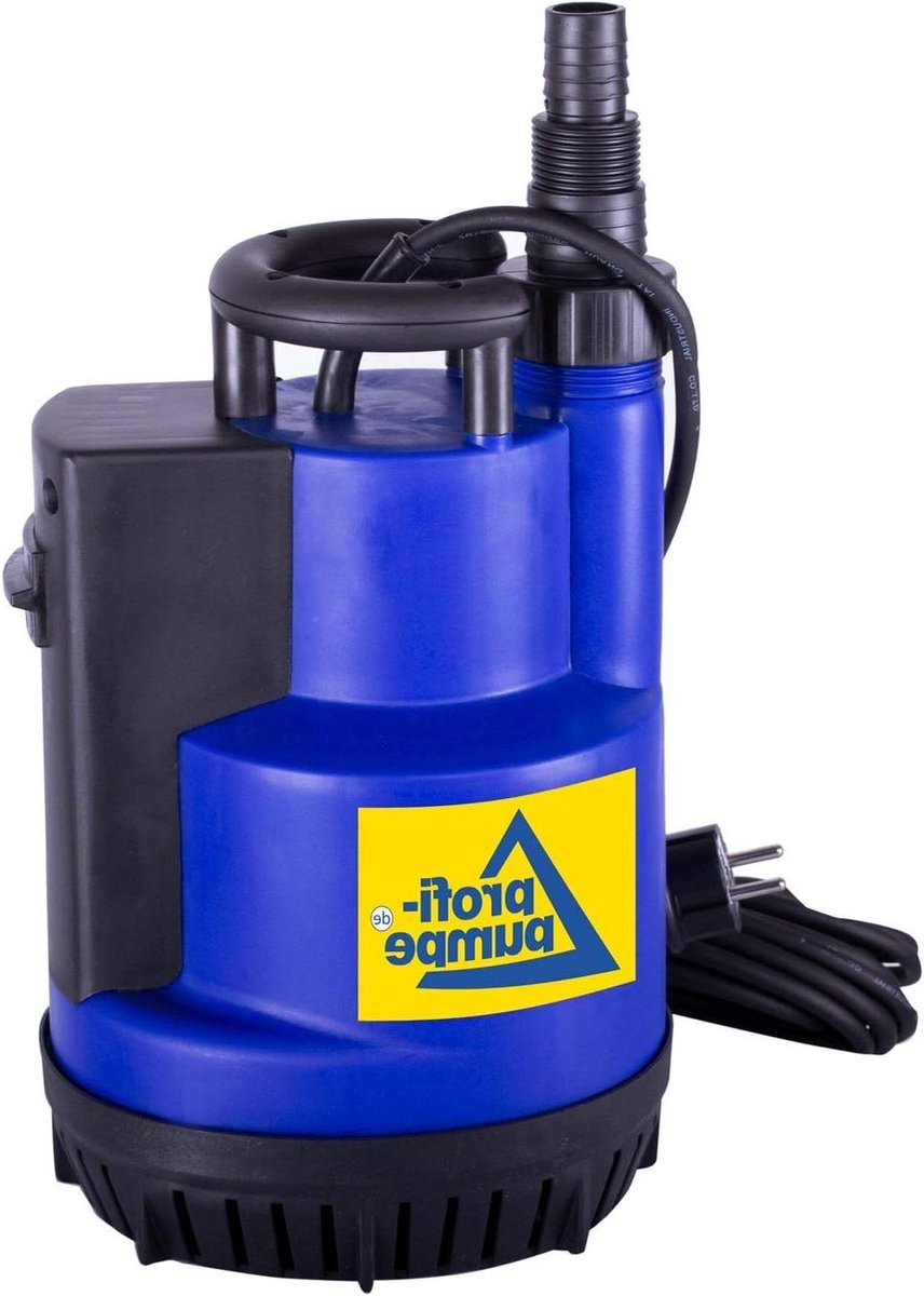 Dompelpomp - Drukpomp Onderwaterpomp - Regenwater Verpompen - Keramische As - 11.000 l/u - Grijs