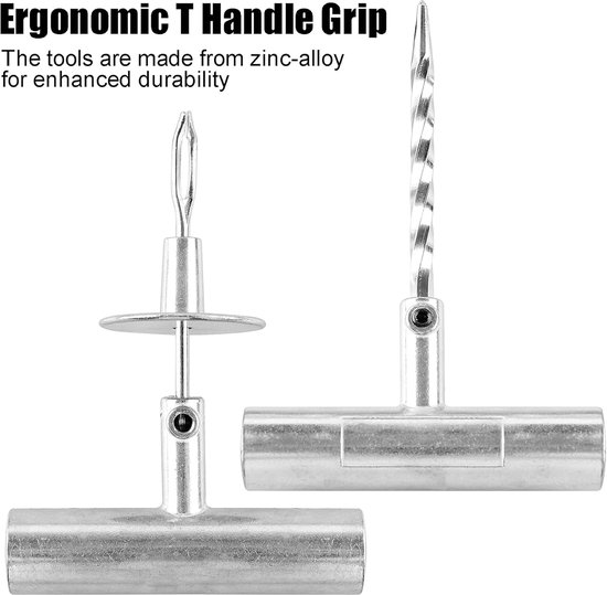 Bandenreparatieset - Plakset banden - Band repareren - Heavy duty - 35-delig - Zwart — afbeelding 4