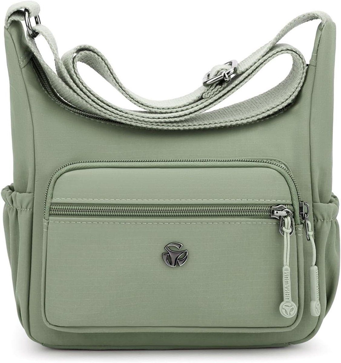 Crossbody Tas - Schoudertas Dames - Dagelijks Gebruik - Waterdicht Nylon Materiaal - 28 x 19 cm - Zwart