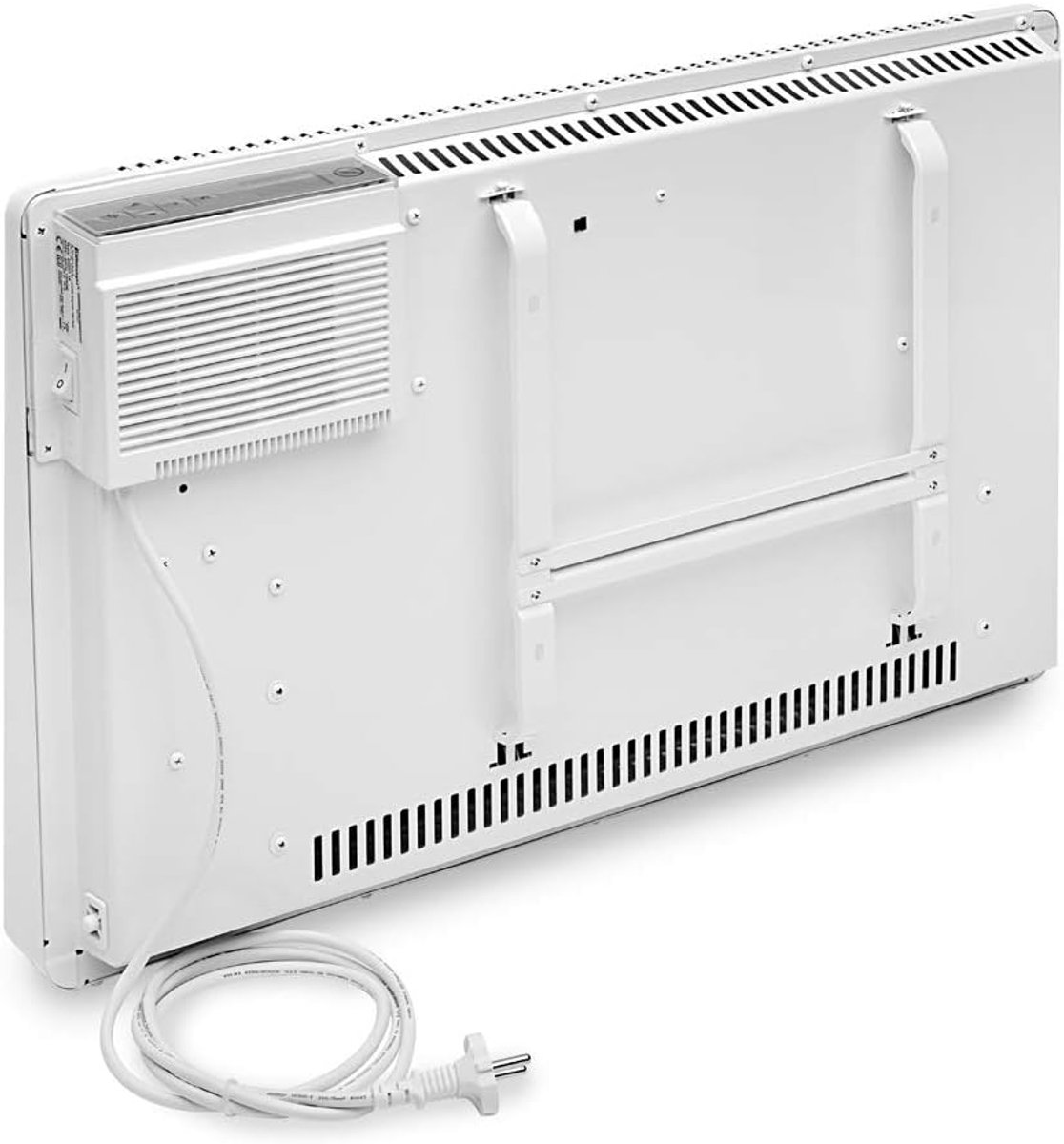 Elektrische Convector - Wandverwarming - Ruimte Verwarmen - Energiebesparend Programmeren - 1000 Watt - Wit – foto 5