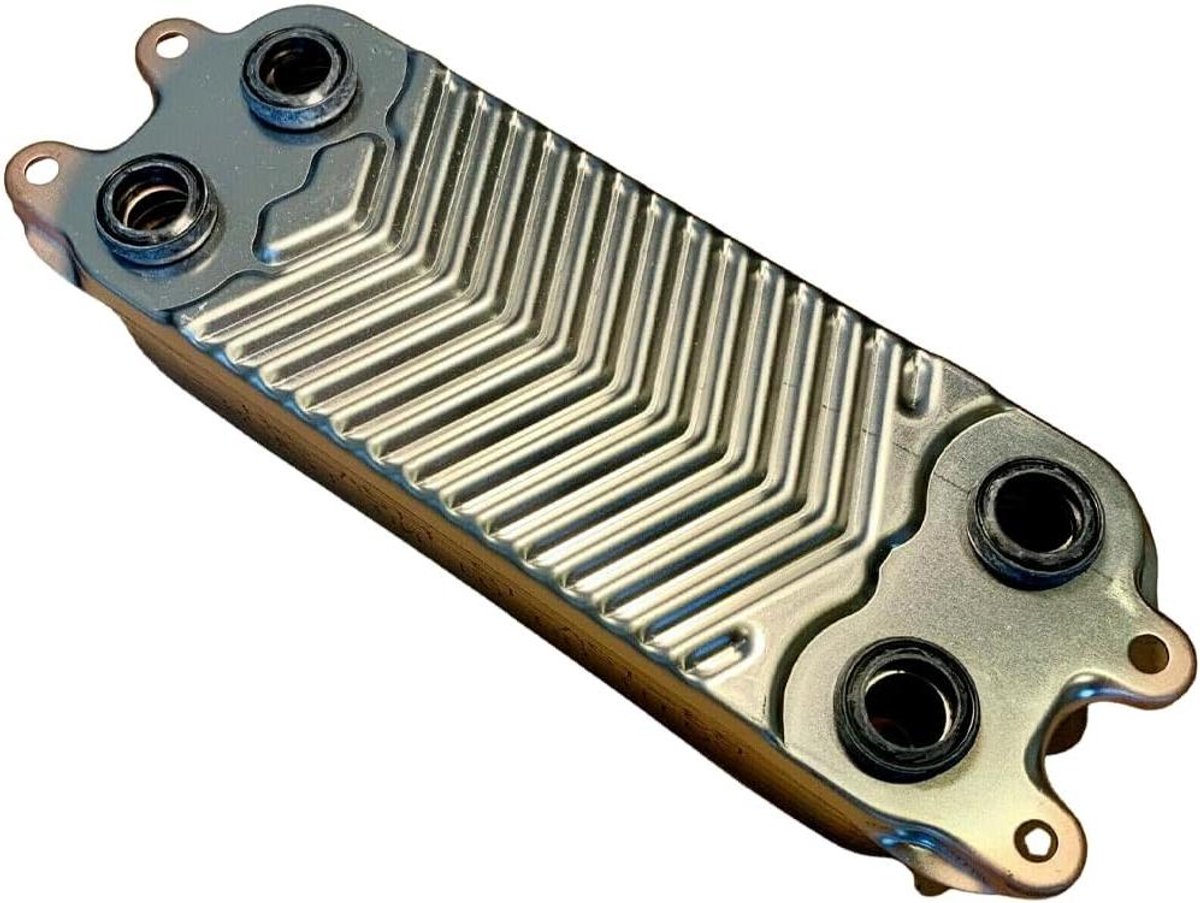 Ketel Warmtewisselaar - Verwarmingselement - Centrale Verwarming - 28 Bord - 1x1x1 cm - Zilver