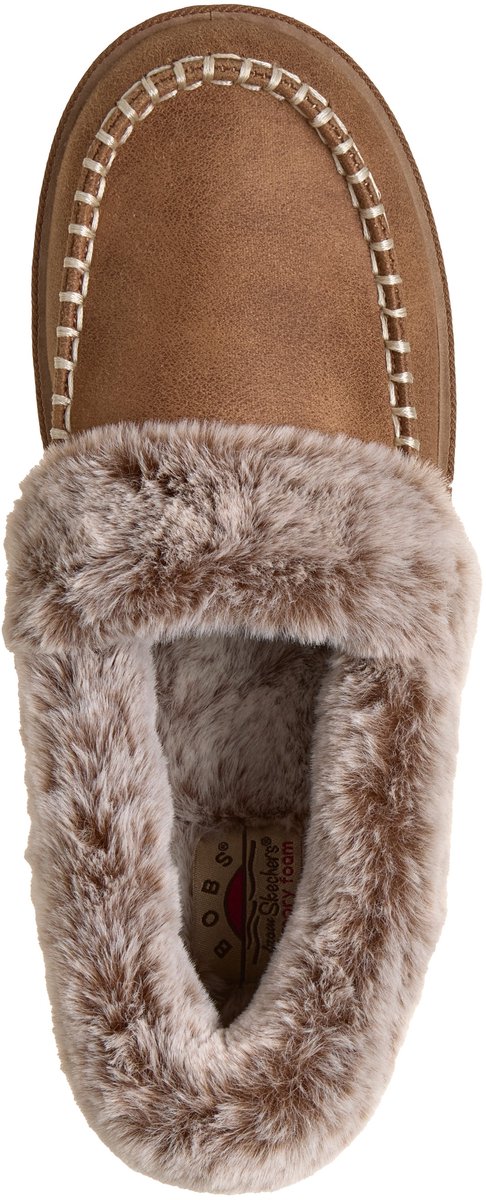 Skechers BOBS COZY KISS Dames Sloffen - Chestnut — cadeau in Mode & Accessoires - foto 8