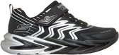 Skechers FLEX-GLOW ULTRA - PRISM-PACER Jongens Veterschoenen - Zwart / Zilver