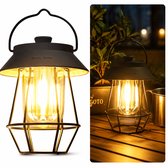 Skandika Soroya retro LED-campinglamp met powerbank - Beige Skandika Soroya retro LED-campinglamp met powerbank - Beige