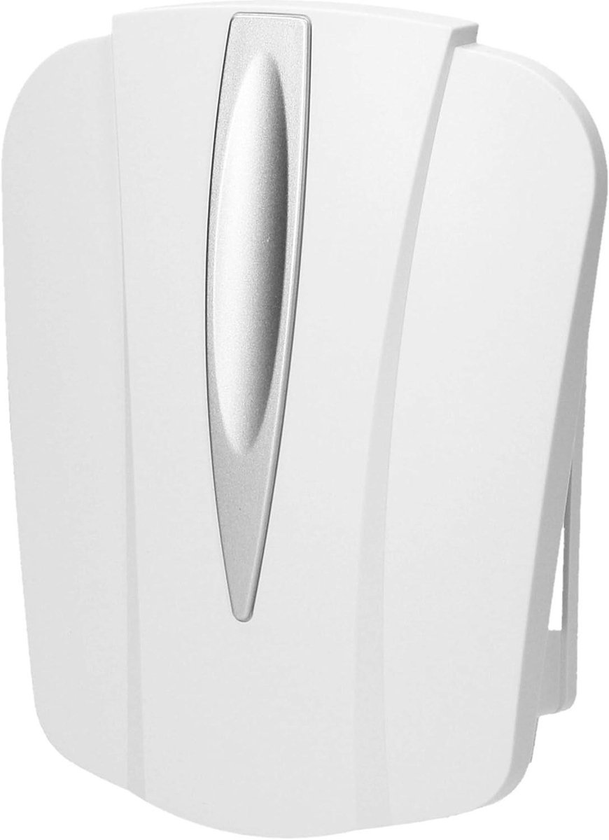 Deurbel Mechanisch - Bel Geluid - Huizen Beveiligen - Klassiek Tweeklank - 105mm - Wit