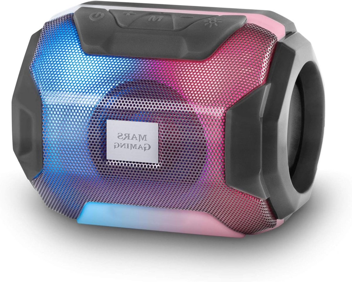 Draagbare Luidspreker - Bluetooth Speaker - Muziek Luisteren - RGB Verlichting - 10W Vermogen - Wit