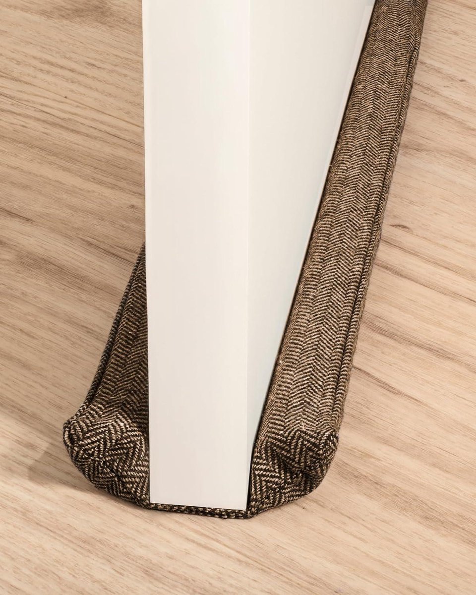 Tochtstrip Deur - Tochtstopper - Energie Besparen - Verstelbaar en Wasbaar - 70-100 cm - Bruin