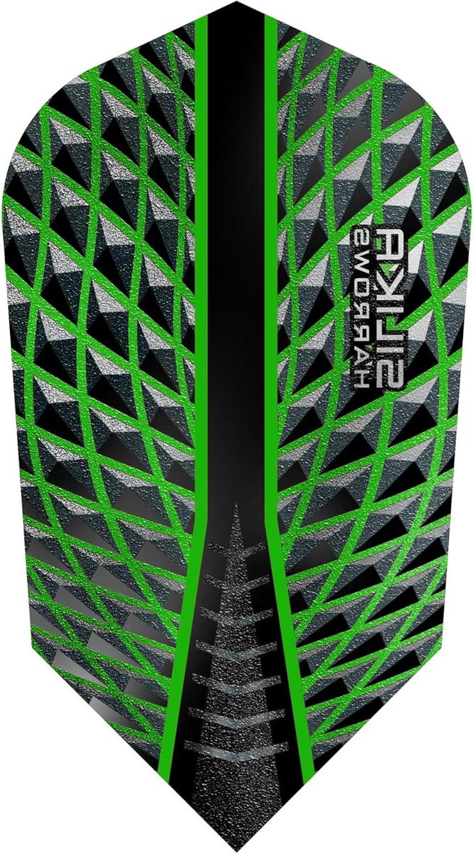 Dart Flights - Vleugels - Precisie Werpen - Unieke Silica Coating - Slim Forma - Groen
