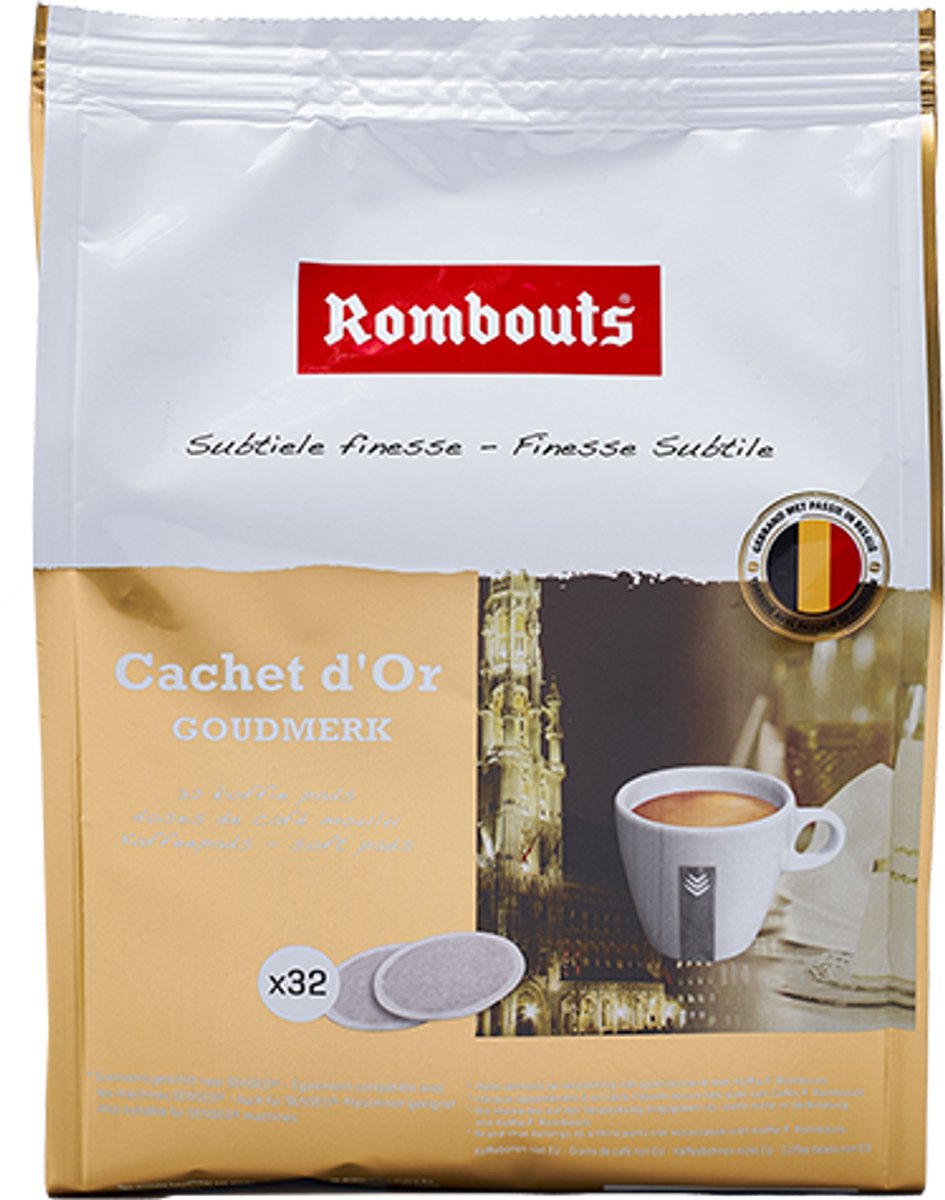 Rombouts - Koffie - 12 x Goudmerk 32 pads