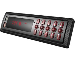 Autoradio Bluetooth - MP3 Speler - Muziek Luisteren - Dubbele USB Poorten - 1 DIN - Zwart