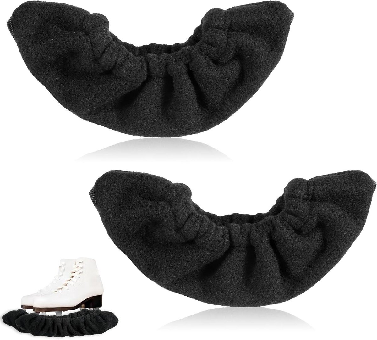 Schaatsbeschermers - Bladbeschermers Skate Soakers - Schaatsen Beschermen - Elastische Veilige Pasvorm - 30 cm - Zwart