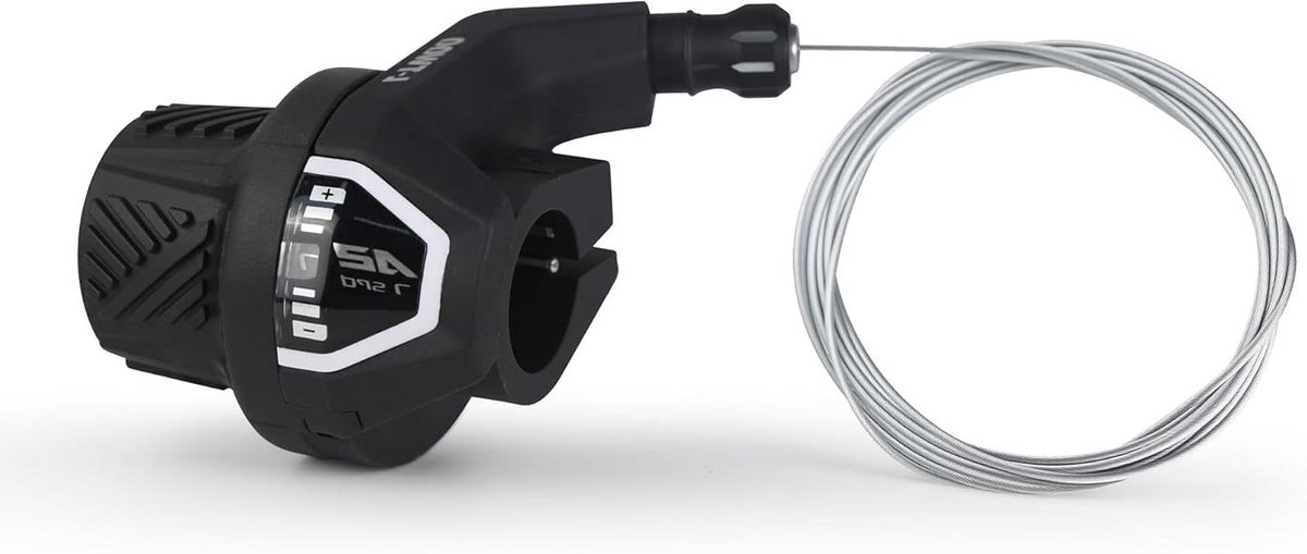 Fiets Schakelhendel - Twist Shifter - Fietsen - Anti-slip Design - 7 Versnellingen - Zwart
