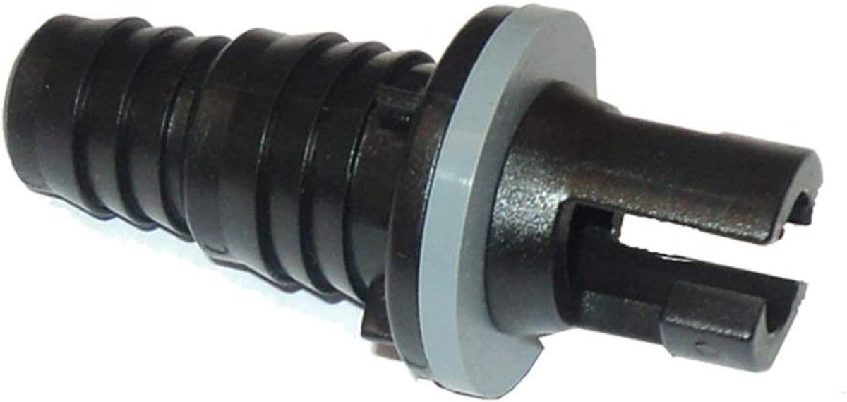 Opblaasbare Kajak Klep Adapter - Kajak Ventiel Adapter - Kajak Opblazen - Standaard Slang Compatibel - 17 mm Draaisluiting - Zwart