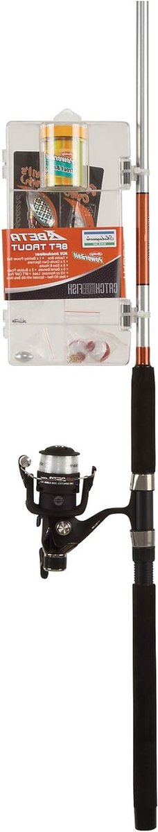 Telescopische Hengel - Spinhengel Compleet - Vissen Forel - Composiet Blanks - 2.4 meter - Zilver/Rood