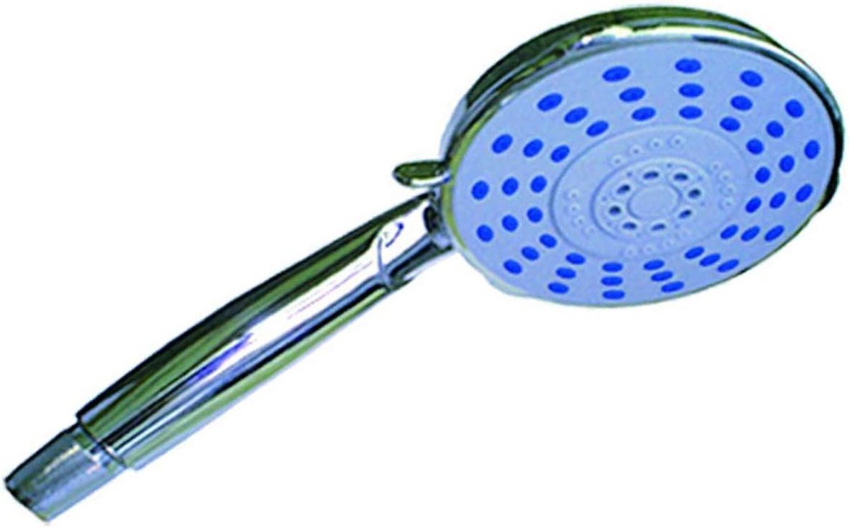 Douchekop Maxi - Handdouche antikalk - Douchen - 5 straalsoorten - 12 cm - Verchroomd