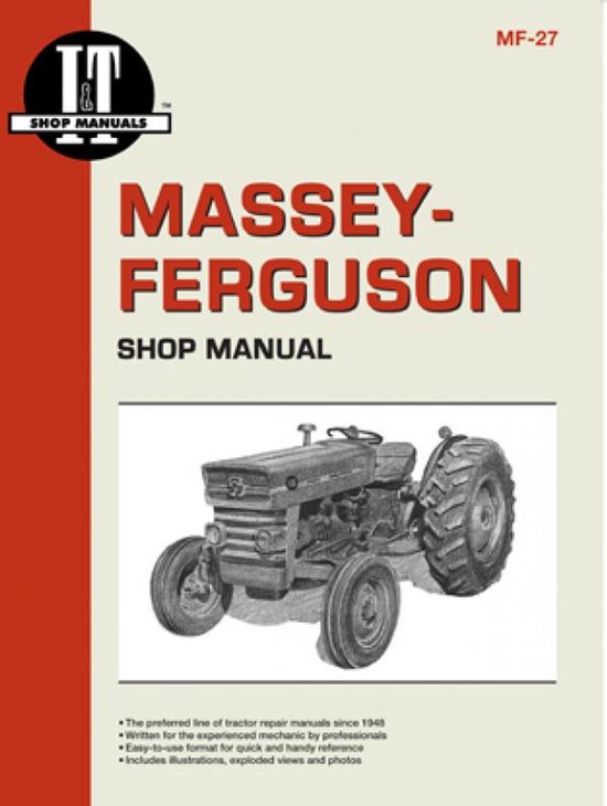 Massey-Ferguson Shop Manual MF-27 - cover