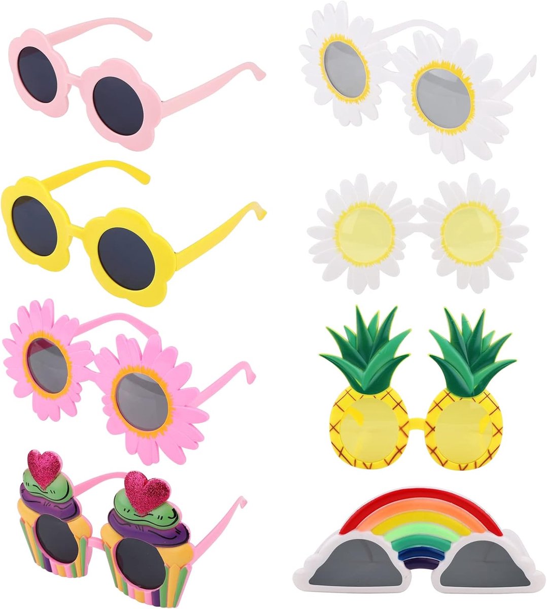 Brillen Nieuwigheid Grappige Eyewear Kostuum Party Zonnebril Foto Props Feestartikelen Decoratie Vakantie Bruiloft Kostuum Accessoire Strand Party Decoraties