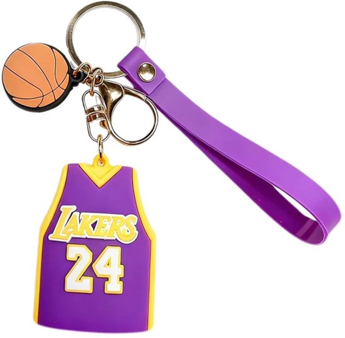 Dailygoody - Basketbal Sleutelhanger - Sport Sleutelhanger - Delicaat