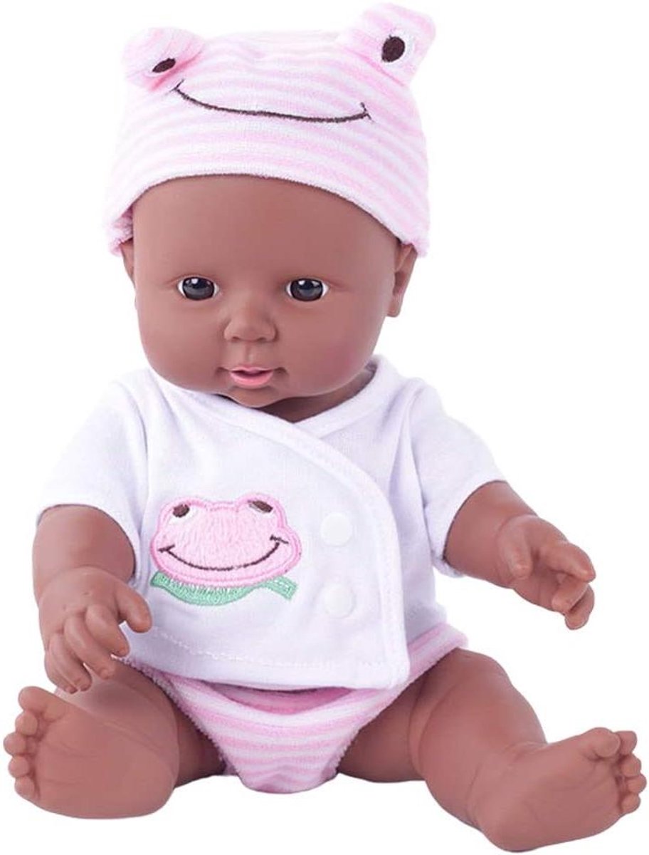 Realistische Pop Baby - Babyspeelgoed Levensecht - Kinderen Begeleiden - Zachte Aanraking - 30 cm - Roze