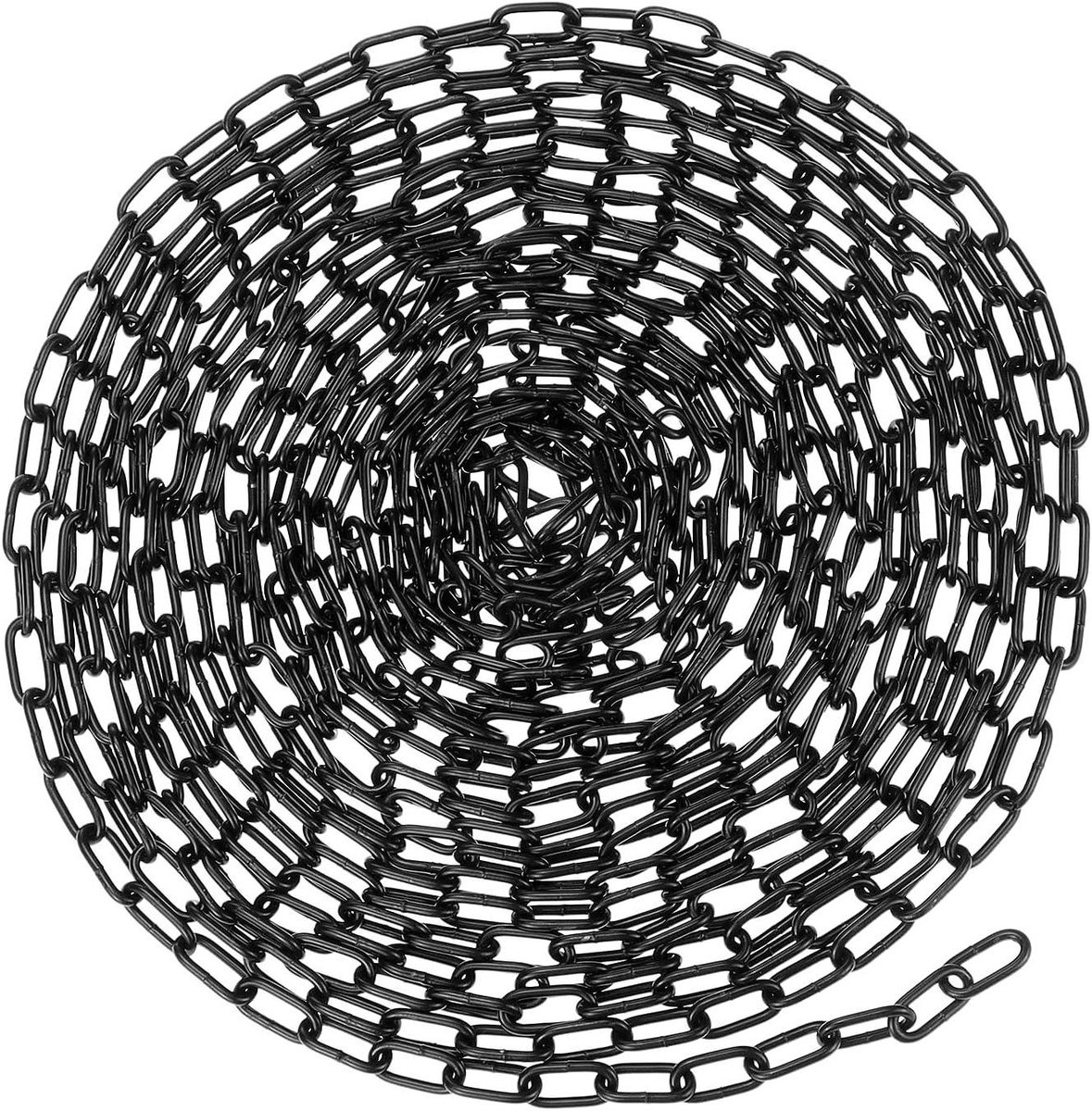 Koolstofstaal Ketting - Stalen Ketting - Hekken Beveiligen - Roestbestendig Materiaal - 10 Meter - Zwart