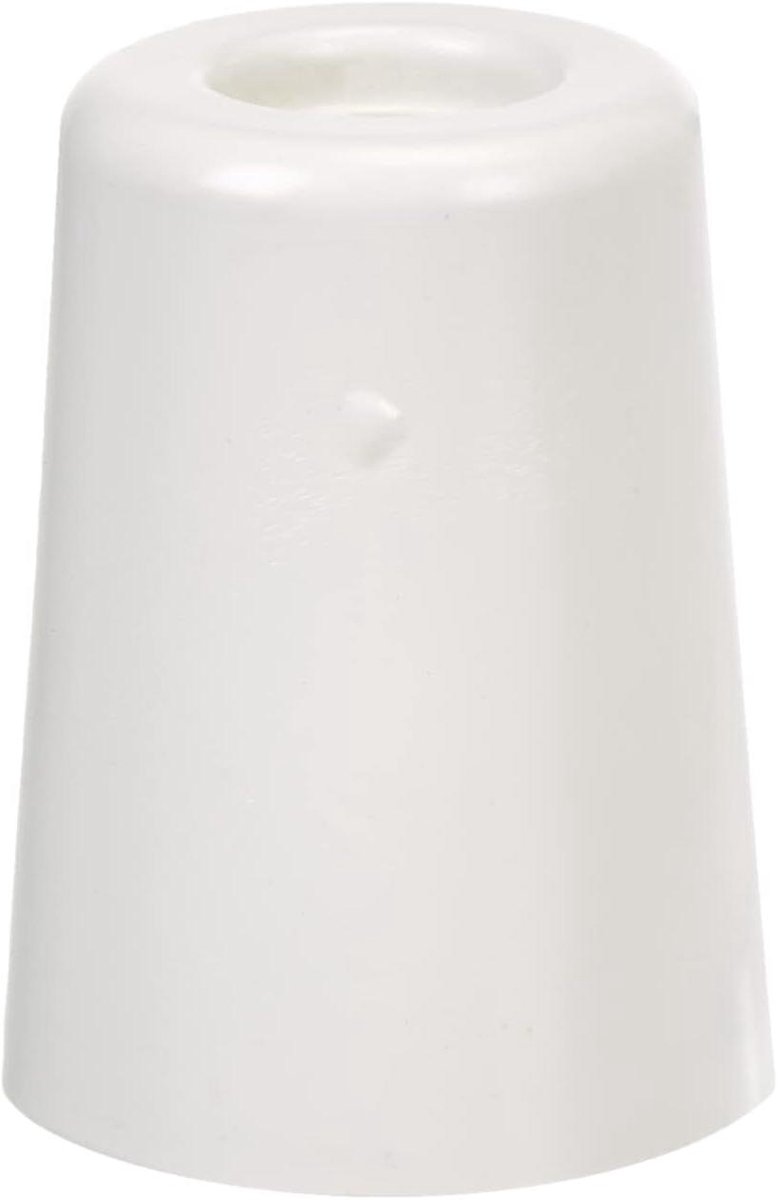 Deurstop met Schroef - Deurvanger Deurdemper - Voorkom Deuren - PVC Rubber Ingebouwd - 50 mm Hoog - Bruin
