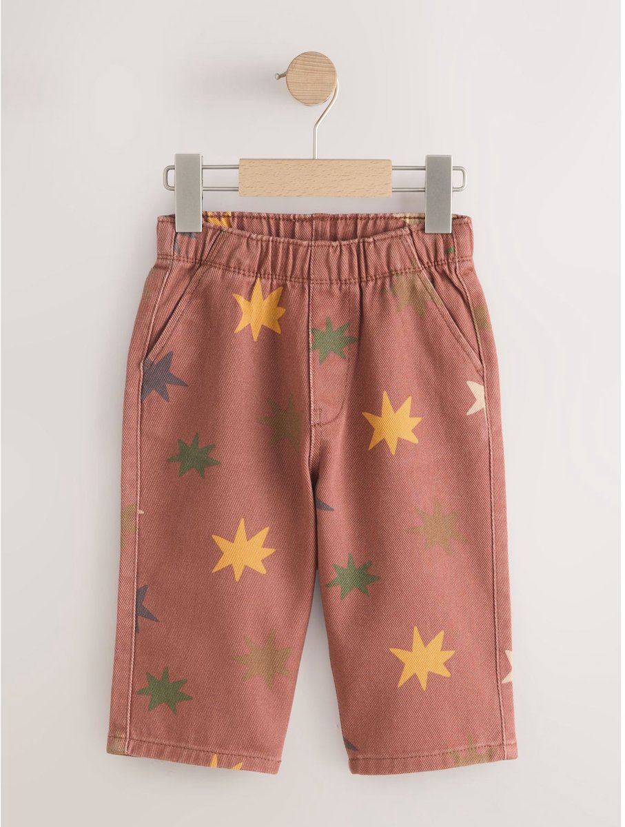 Next - Jongens - Brede broek met koordsluiting - Bruin