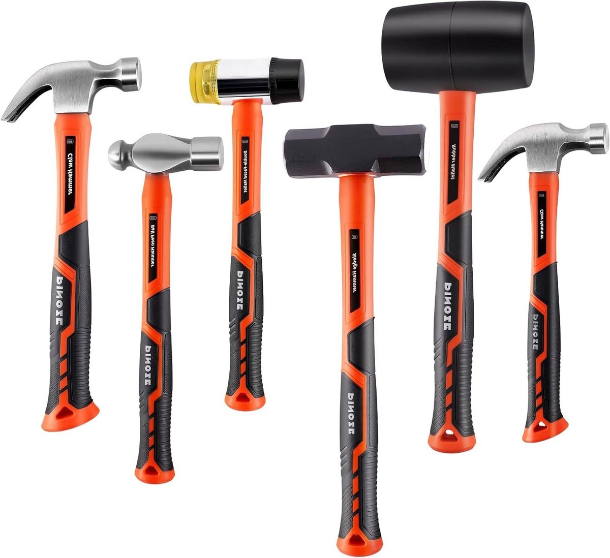 Hamerset - Gereedschap Set - Klus Klaren - 6-delig - 4 kg - Grijs