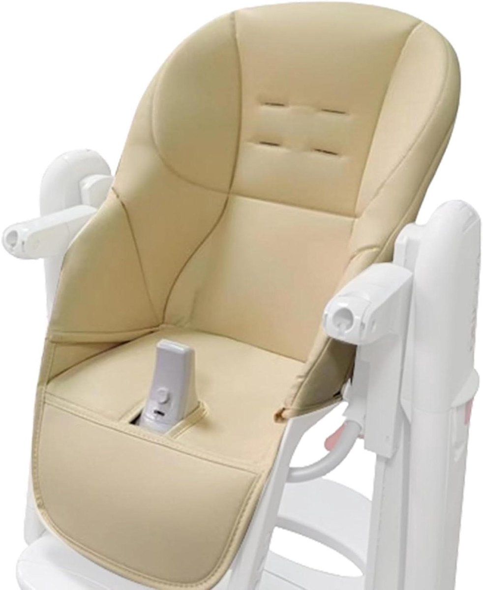 Stoelhoezen Baby - Kinderstoel Hoes - Bescherming Kinderstoel - Slijtvast PU Leer - 80x40x2cm - Beige