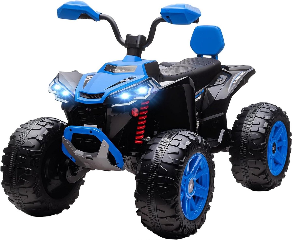 Kinder Elektro Quad - Elektrische Kinderquad - Buiten Spelen - Dubbele Motor - 109 x 68.5 x 76 cm - Blauw