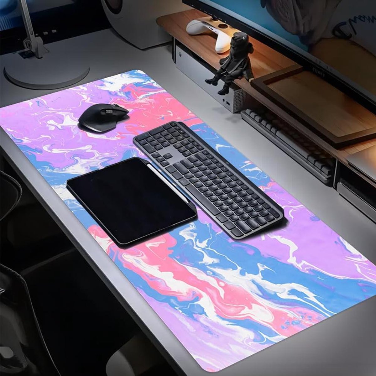 XXL Bureauonderlegger Gaming en Kantoor | Waterdicht en Antislip | 80x30 cm