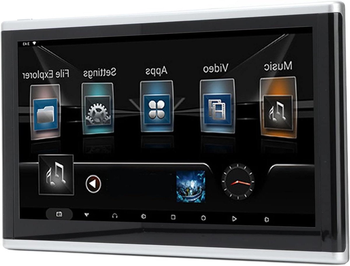 Hoofdsteun Monitor - Autoscherm DVD - Reizen met Kinderen - Touchscreen Bediening - 10.1 Inch - Zwart