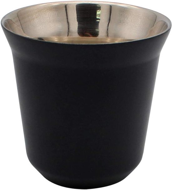 Koffiekopje Roestvrij Staal - Espresso Mok Thermisch - Warme Drank Genieten - Dubbelwandig Geïsoleerd - 85 ml - Fuchsia — afbeelding 4