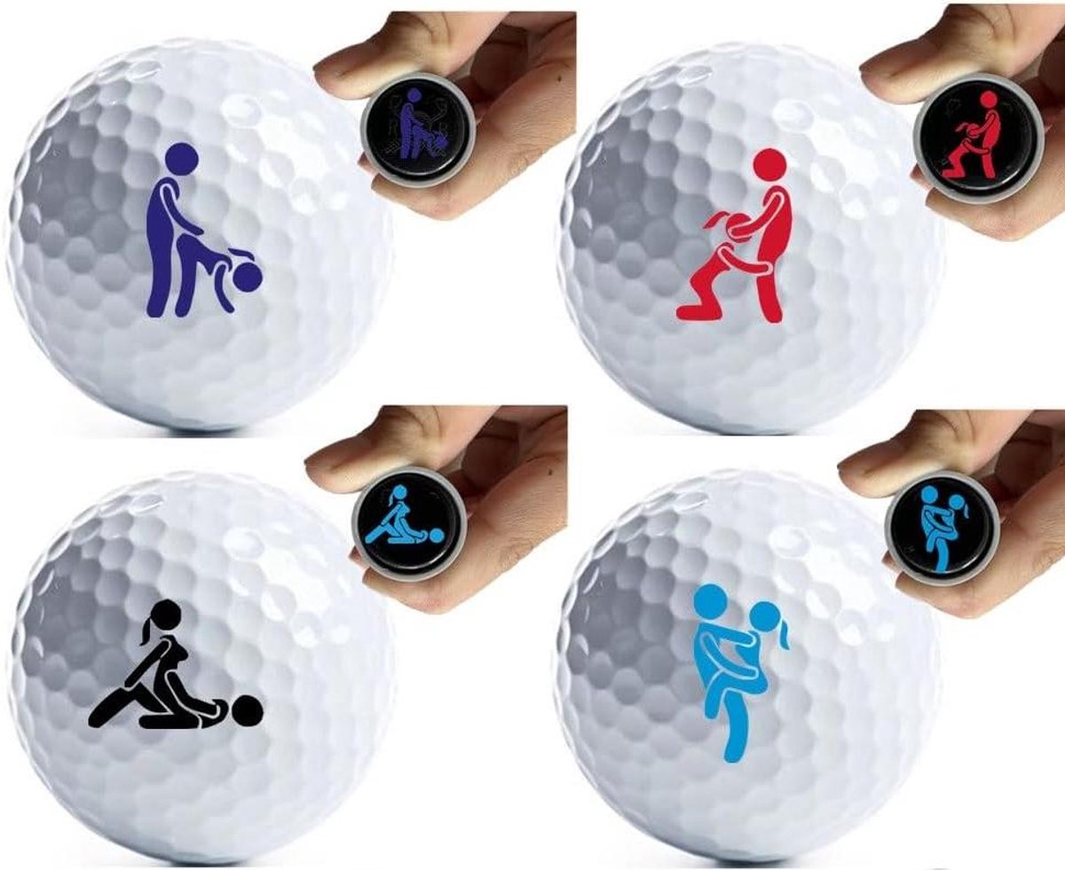 Golfbal Stempels - Golfbal Markers - Golfbal Markeren - Gepersonaliseerde Markeringen - 2.5 cm Diameter - Niet gespecificeerd