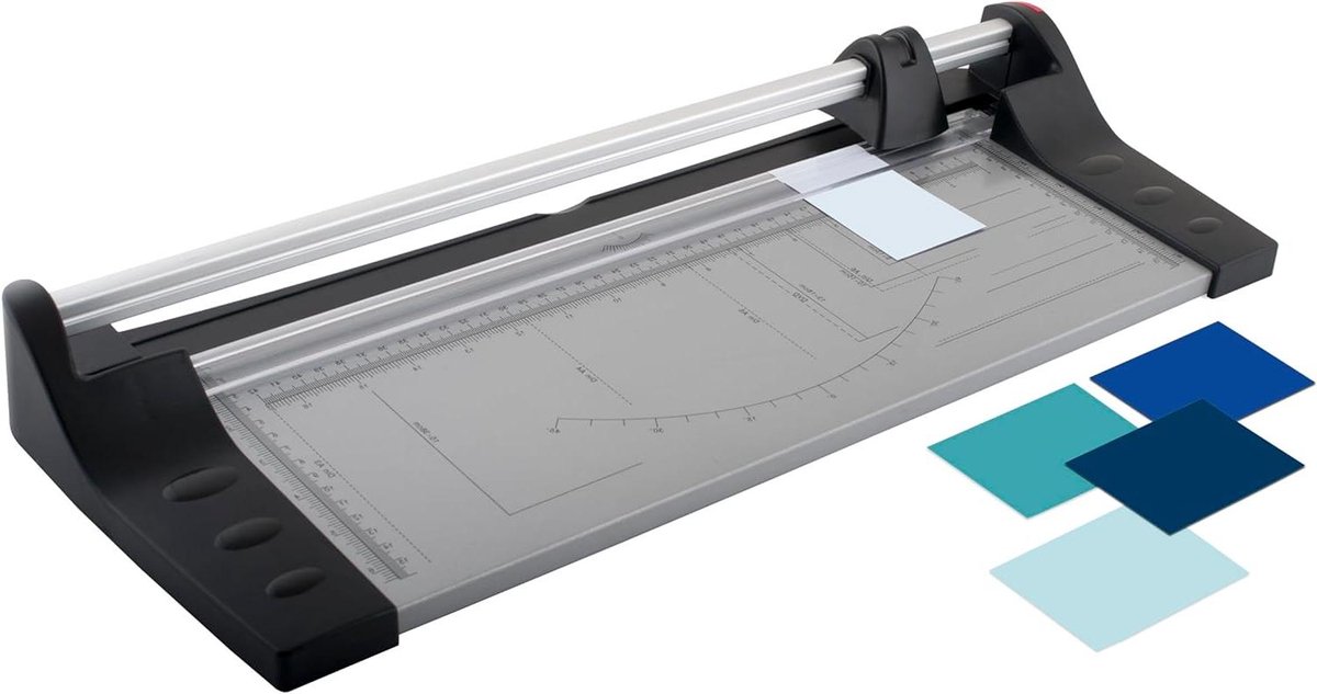 Papiersnijder A3 - Papier Snijmachine - Documenten Snel Snijden - Robuuste Metalen Constructie - 430 mm Snijlengte - Metaal