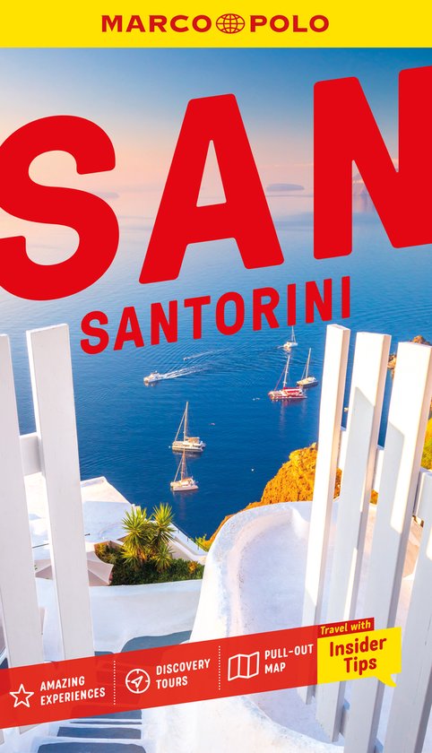 Marco Polo Pocket Guides- Santorini Marco Polo Pocket Travel Guide - with pull out map