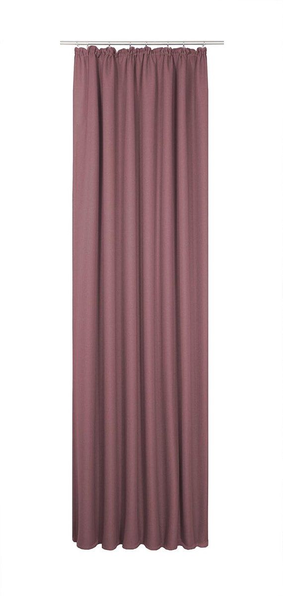 kant-en-klare sjaal met plooiband, polyester, bessen, 175 x 132 cm
