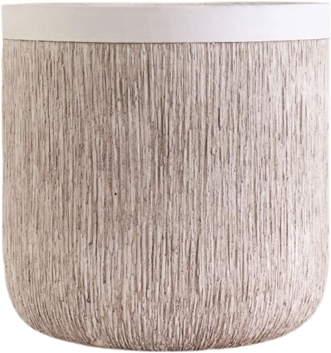 Pot Voor Kamerplanten Retro Plantenbakken Hout Cement Plantenbakken Grote Eenvoudige Woonkamer Vloerpotten Grote Bloempotten Plantenbakken Decoratieve Plantenpotten(M)