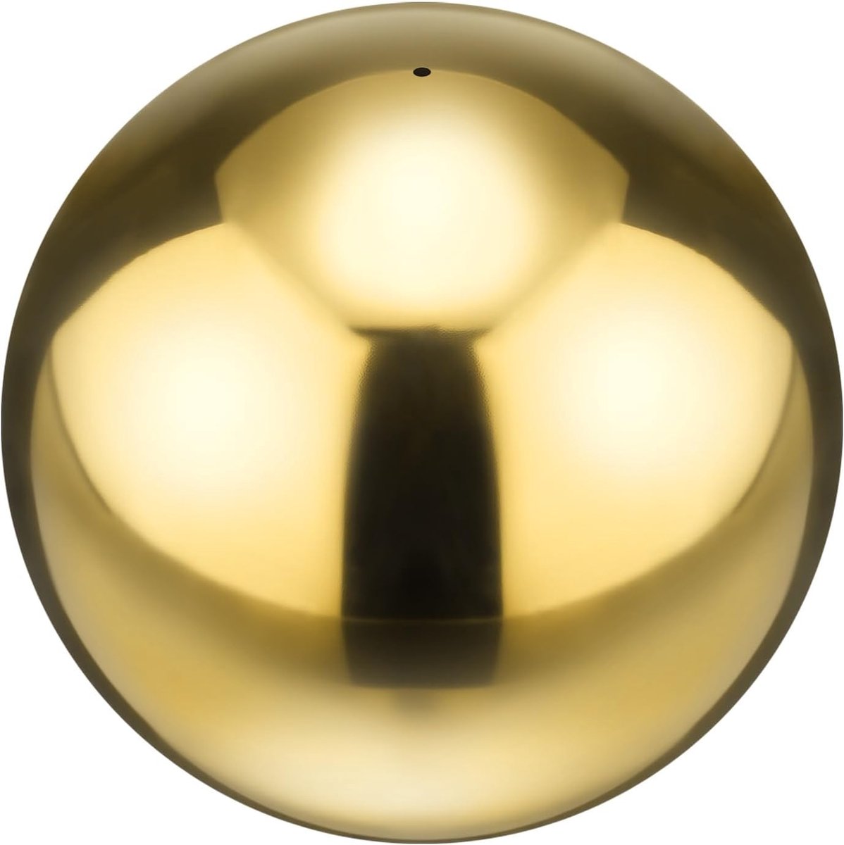 METERXITY 1-Pack Garden Gazing Globes Ball 8 Inch 201 RVS Holle Spiegel Reflecterende Drijvende Bal voor Tuin/Vijver/Huis/Yard Outdoor Decoratie [Goud]