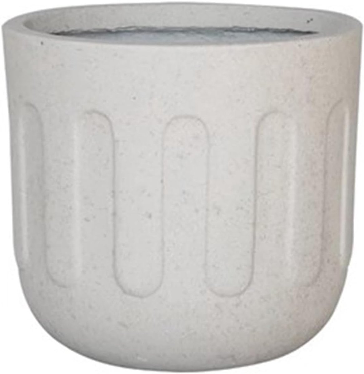 Eenvoudige plantenbakken Cement Ronde bloempotten Vloer Binnen Grote groene planten Bloemen Plantenpotten Woonkamer Balkon Decoratieve Bonsai(Groot)