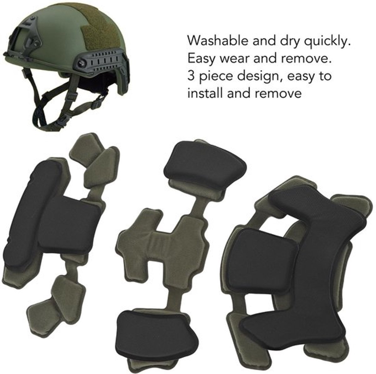 Store_7 - Tactische helm wijzerplaat ophangsysteem - Kinriem